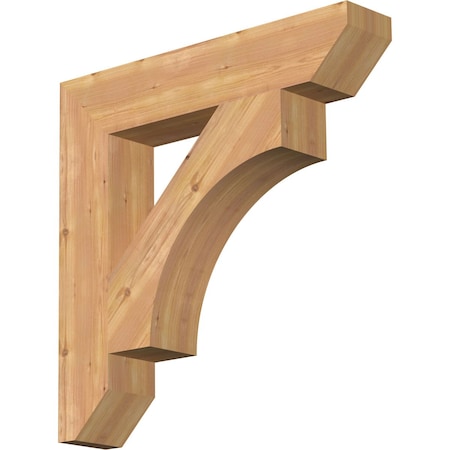 Ekena Millwork Westlake Slat Smooth Bracket, Western Red Cedar, 5 1/2"W x 30"D x 30"H BKT06X30X30WTL06SWR